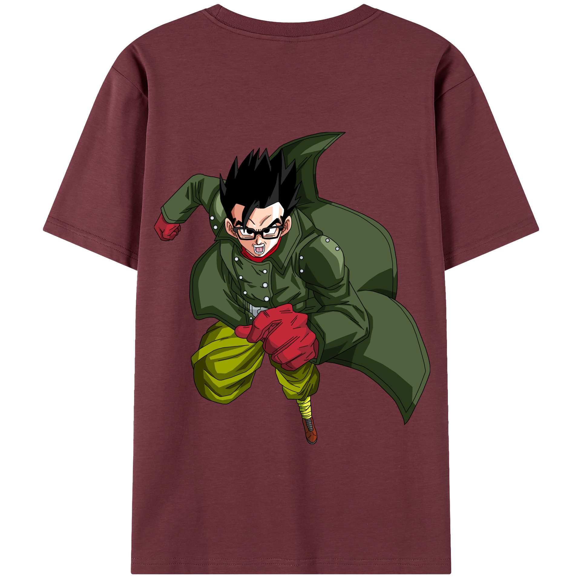 （画像用） ドラゴンボール 孫 悟飯（そんごはん）DRAGON BALL Son Gohan 綿100％半袖Tシャツ（背面プリント）